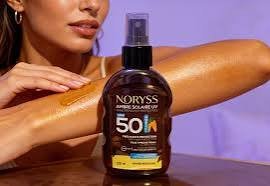 NORYSS Ambre Solaire UV – Huile bronzante protectrice SPF 50