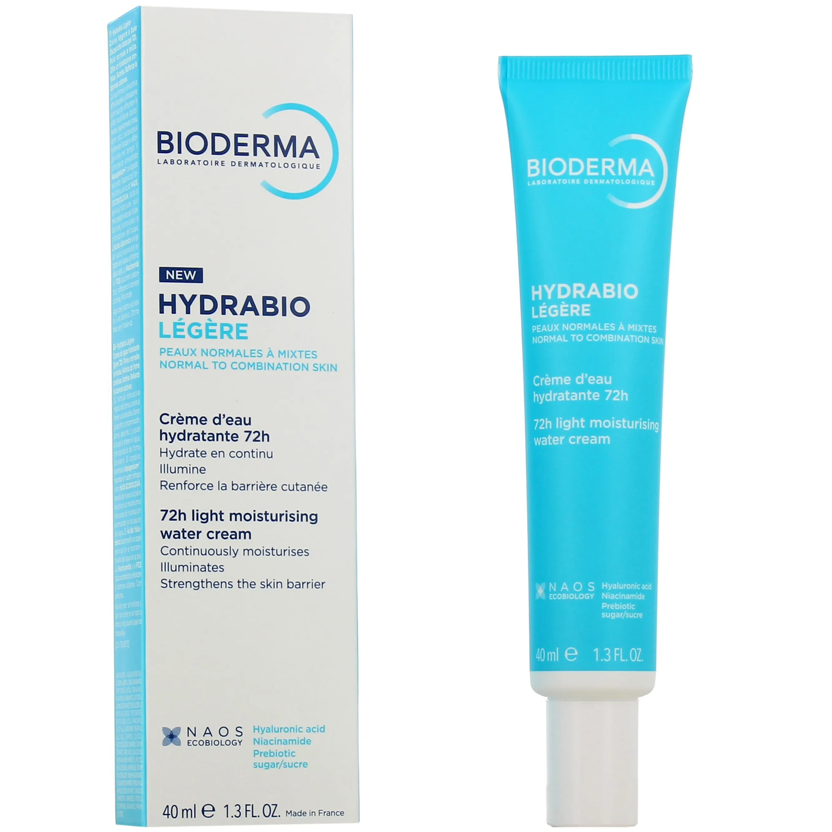 BIODERMA HYDRABIO LEGERE CREME D EAU HYDRATANTE 72H 40 ML