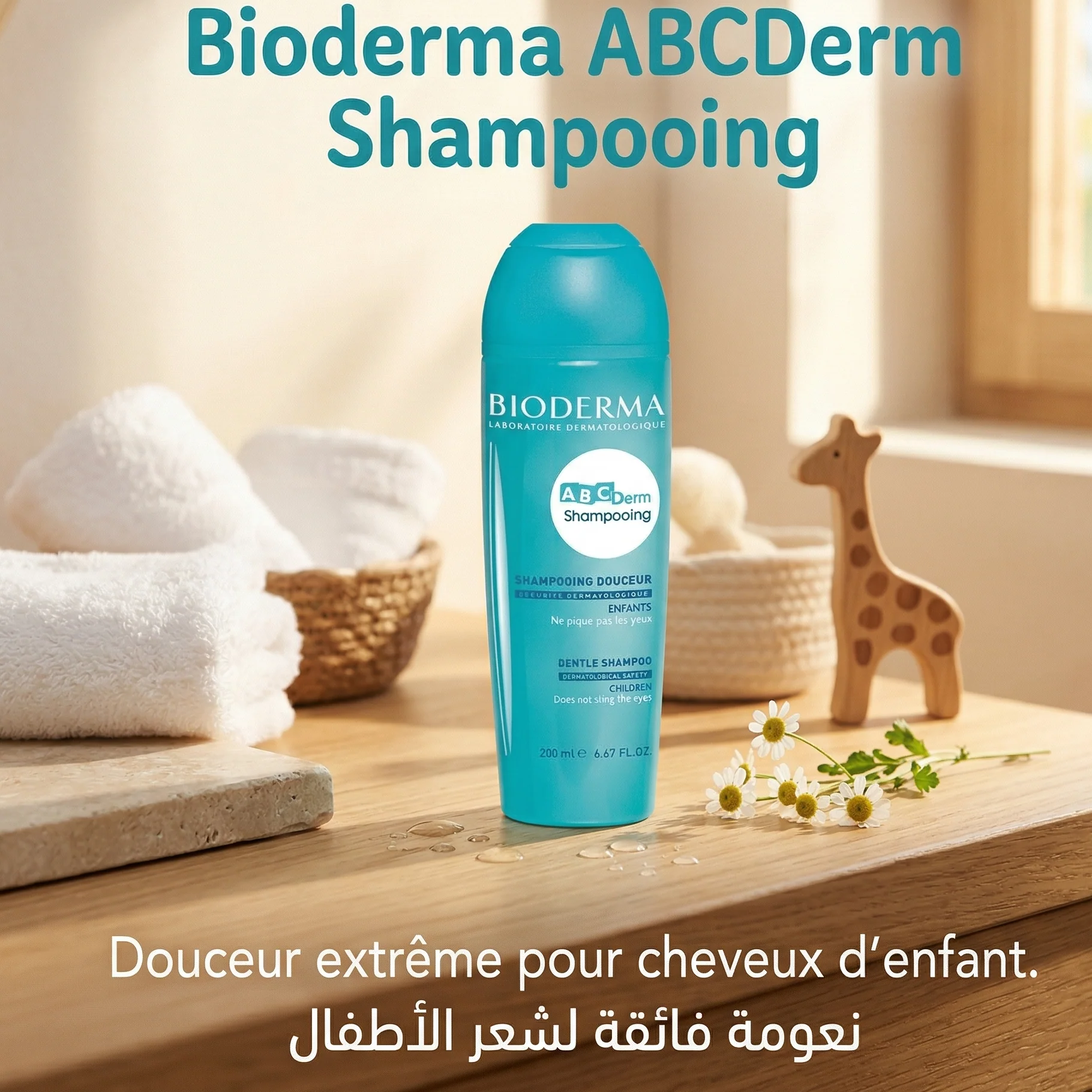 BIODERMA ABCDERM SHAMPOOING DOUCEUR ENFANT 200 ML