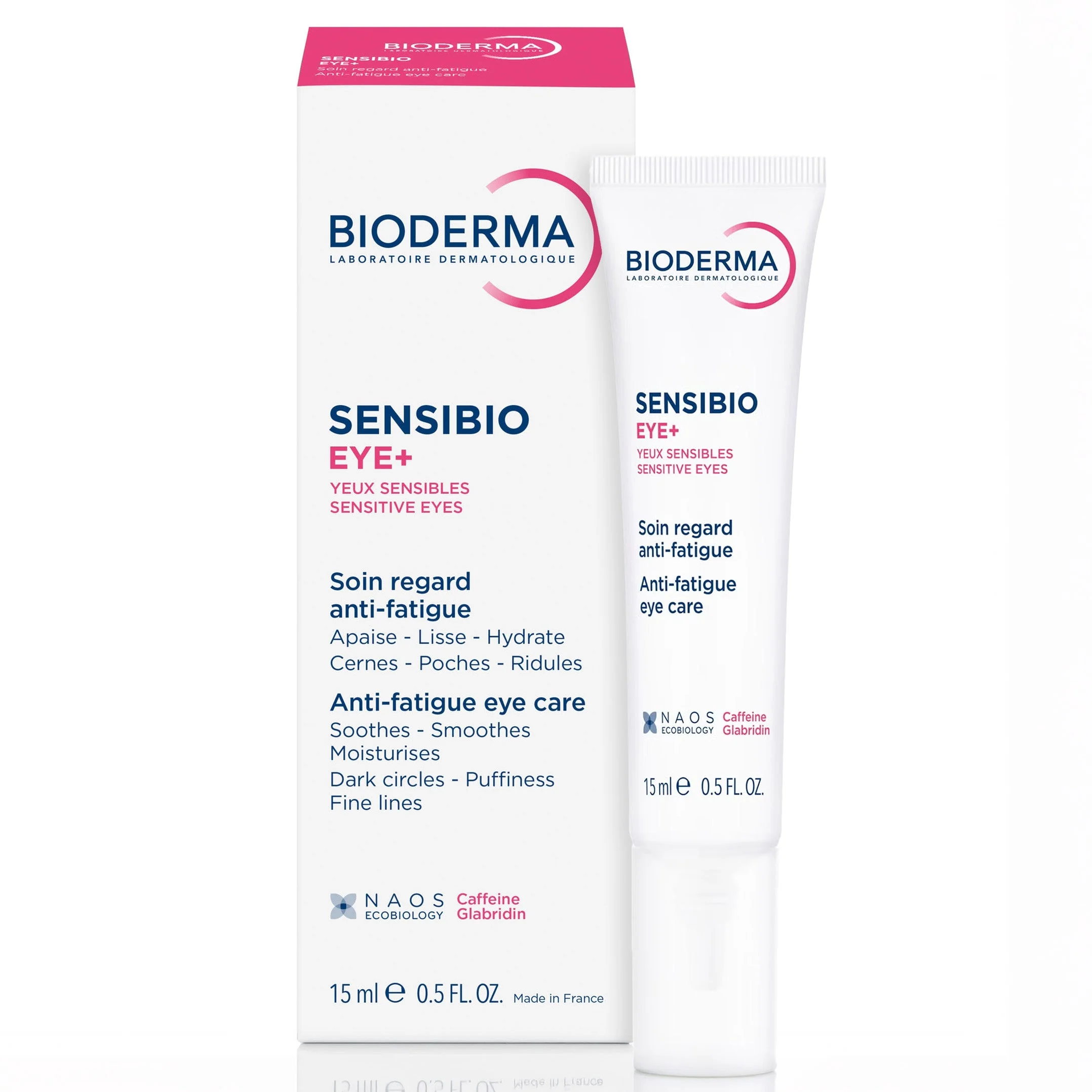 BIODERMA SENSIBIO EYE + GEL SOIN REGARD ANTI FATIGUE 15 ML