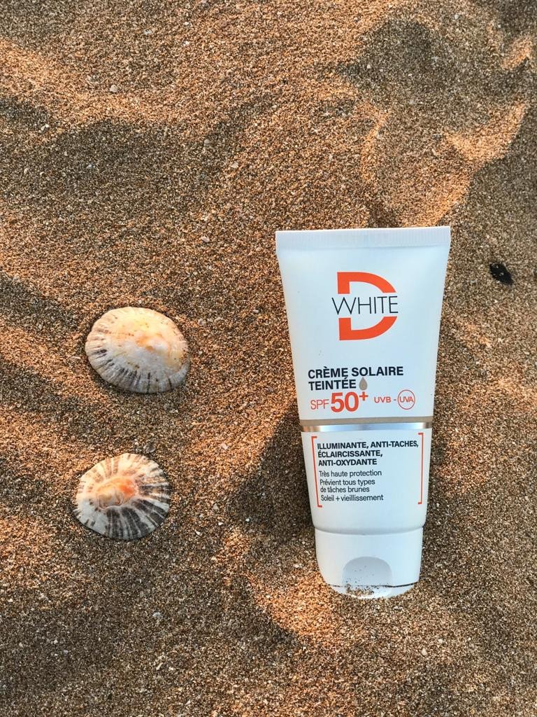 D-WHITE CREME SOLAIRE TEINTE CLAIR SPF 50+